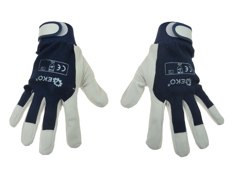 RĘKAWICE ROBOCZE SKÓRZANE GEKO G73528 ROZ. 9 ( L )