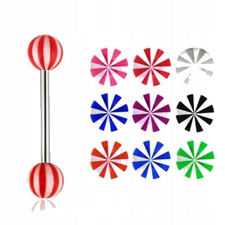 

Pakiet barbeli do języka ze stali 16 mm 9 szt.