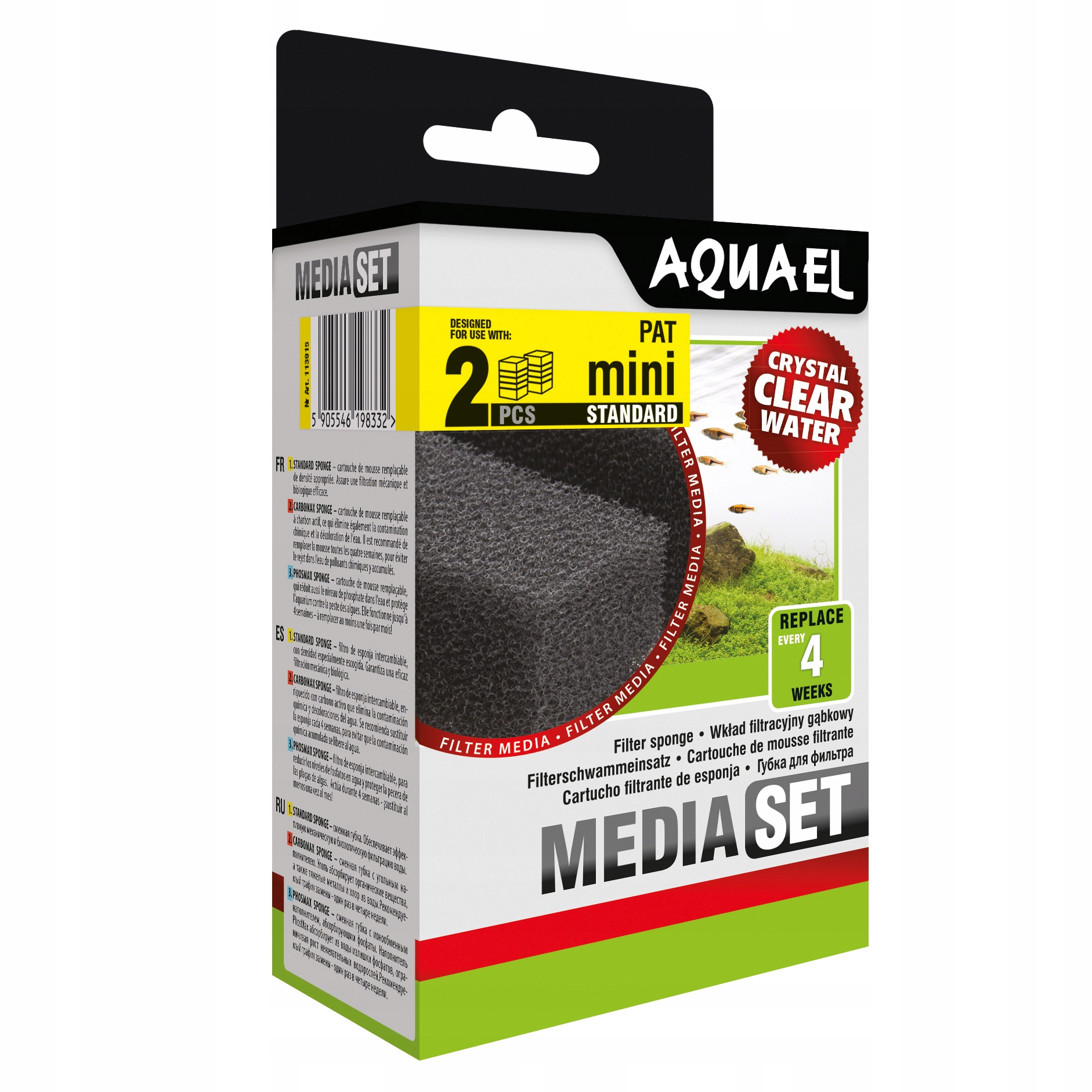 

Aquael Gąbka Standard 2SZT Do Filtr Pat Mini Wkład