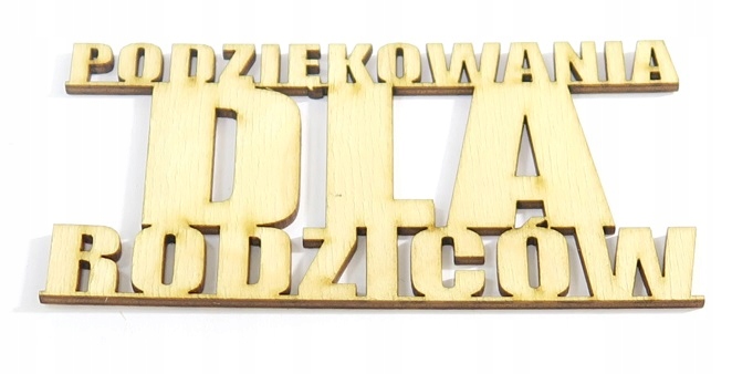 

Decoupage Dekor 'Podziękowania dla Rodziców' RD73
