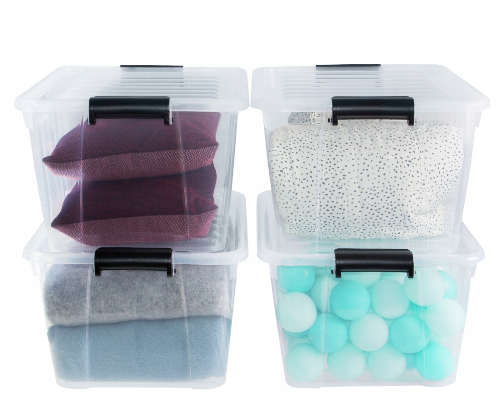 POJEMNIK PUDEŁKO SKRZYNKA KUFER ORGANIZER NA ŻYWNOŚĆ PLASTIKOWY HOME BOX 8L Marka Plast Team