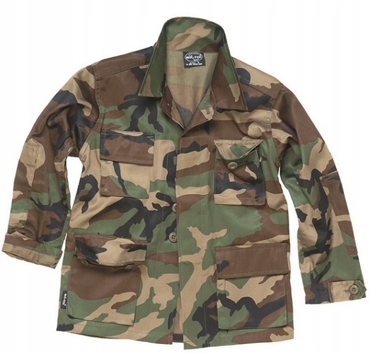 

Kurtka dziecięca Moro woodland Bluza wojskowa 152