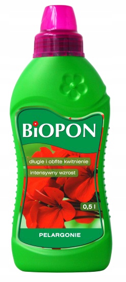 

Biopon Płynny Nawóz Odżywka Do Pelargonii 0,5