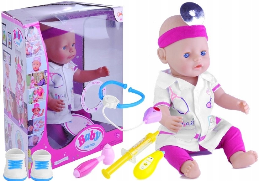 

Duża Lalka Bobas Mówi Je Pije Akcesoria 3014