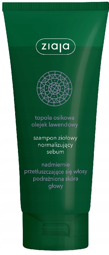 

Ziaja szampon ziołowy normalizujący sebum topola