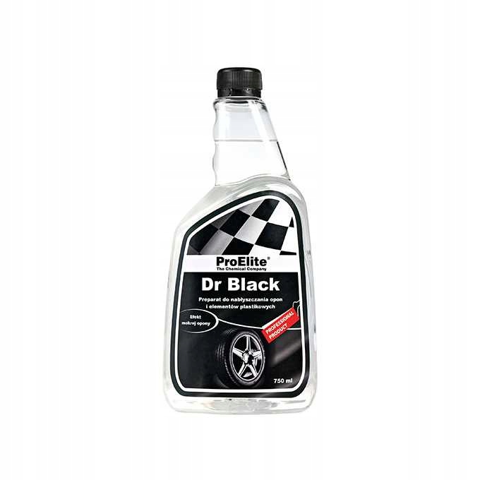 PROELITE _ DR BLACK 750ML _ CZERNIDŁO DO OPON _ PRE136