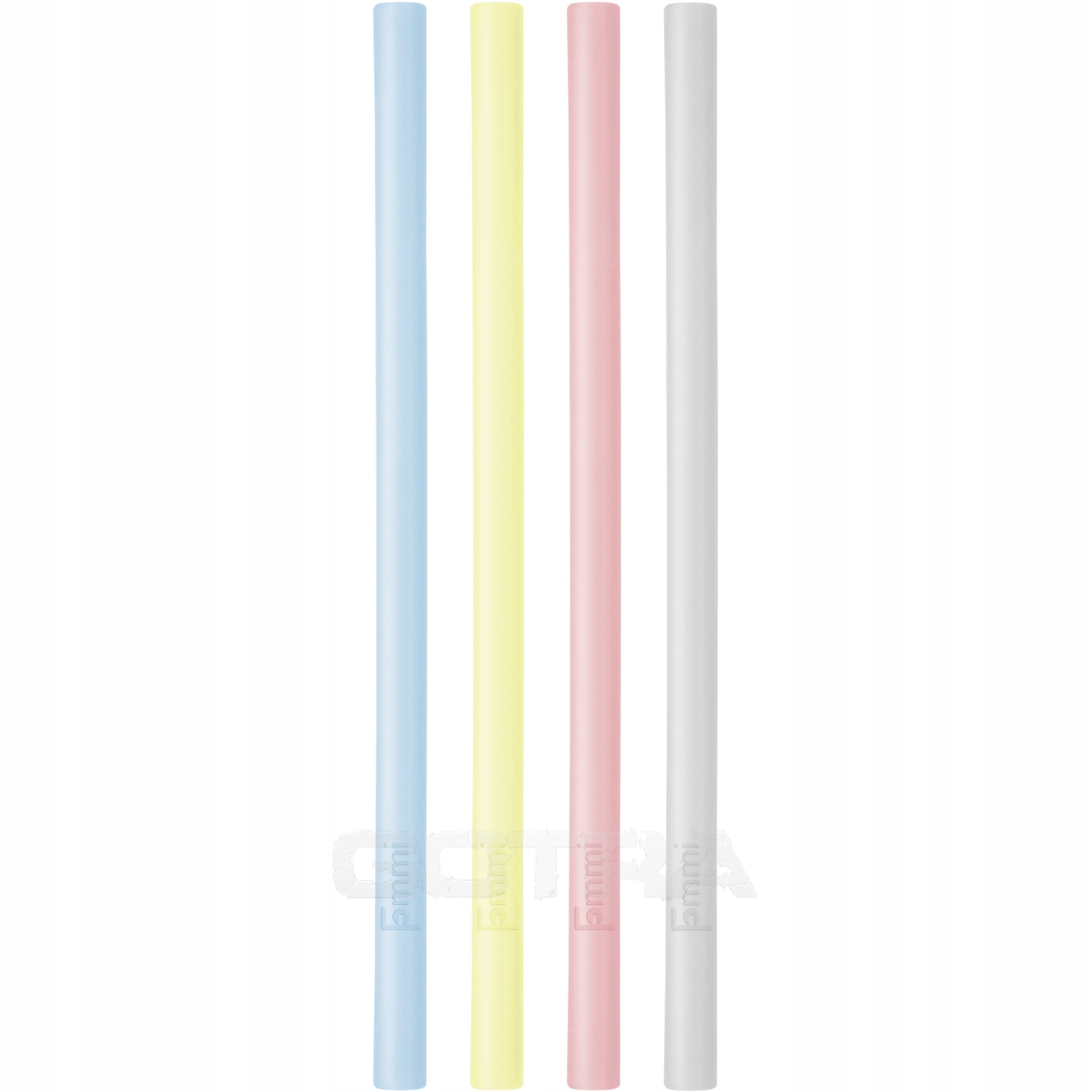 Słomki silikon Fommi 4 szt. Liczba sztuk w zestawie 4 szt.