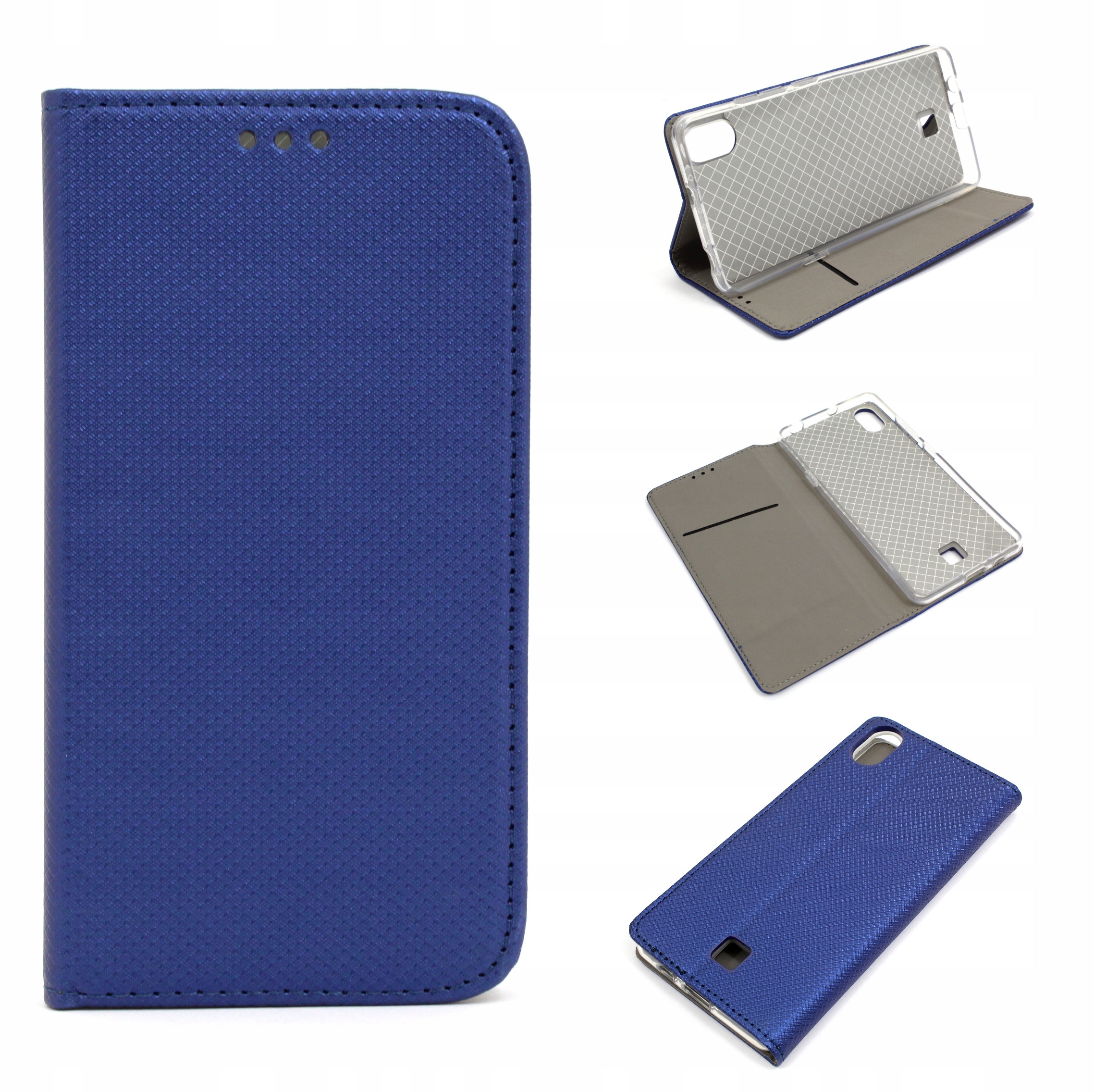 

Etui Magnet Na Bok do Lg K20 LMX120EMW granatowy