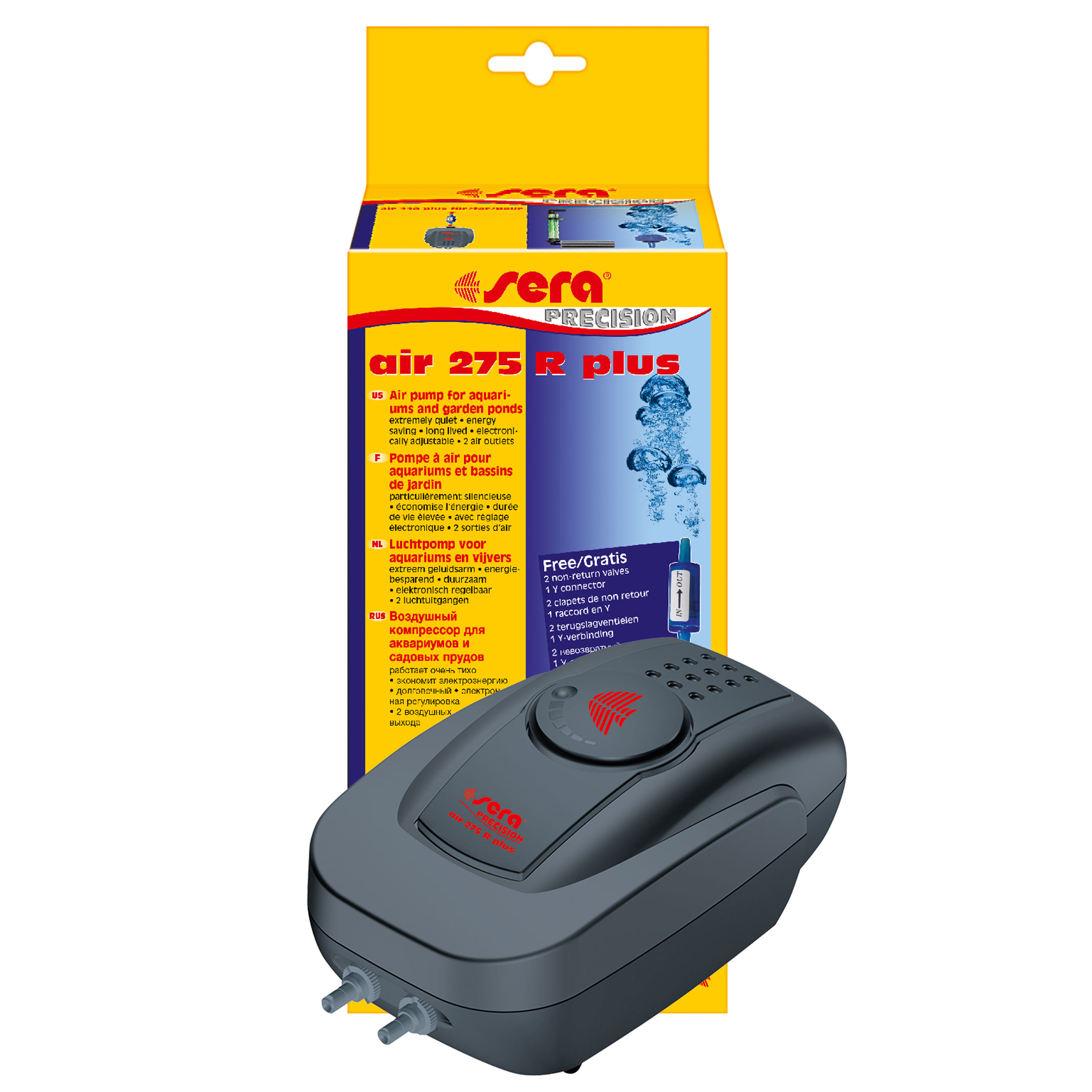 

Sera Air 275R Plus energooszczędny napowietrzacz
