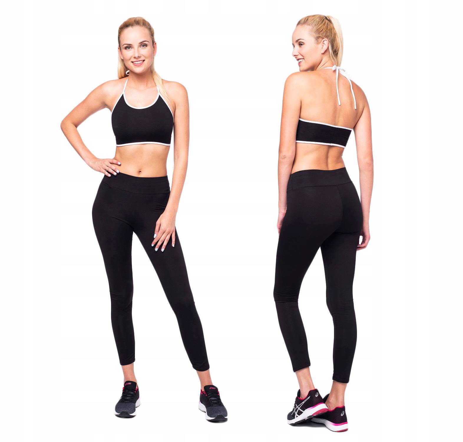 

Komplet Sportowy Leginsy Top Do Fitness Joga r. M