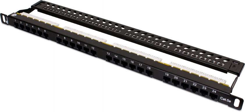 Patch Panel Utp CAT.5E 24 Porty 0.5U PGF-5EUTP24-B7 Getfort Ellektropoint