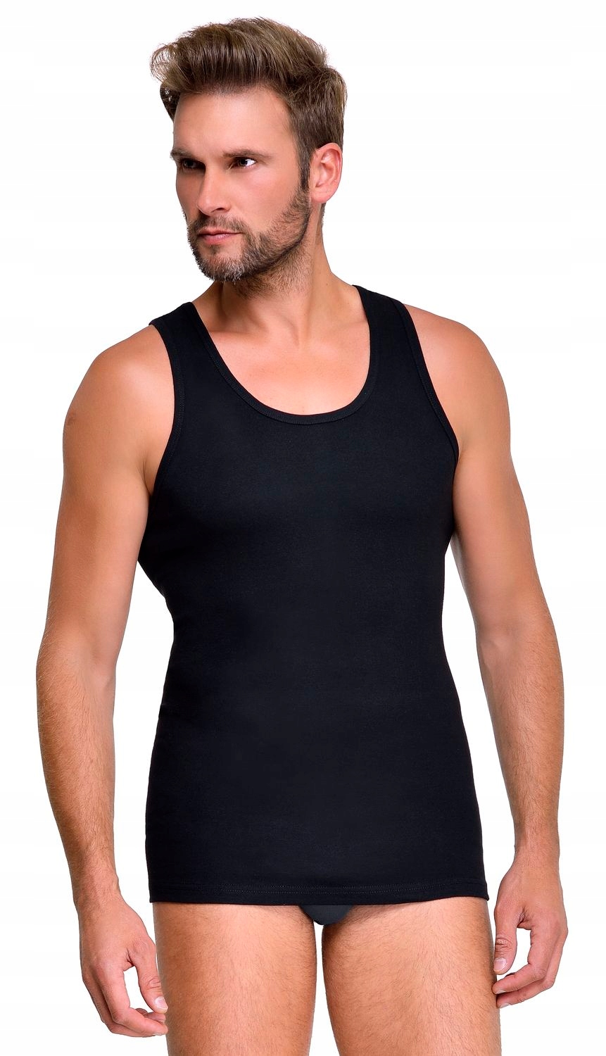 BAWEŁNIANE PODKOSZULKI MĘSKIE - PODKOSZULEK XL Rozmiar XL