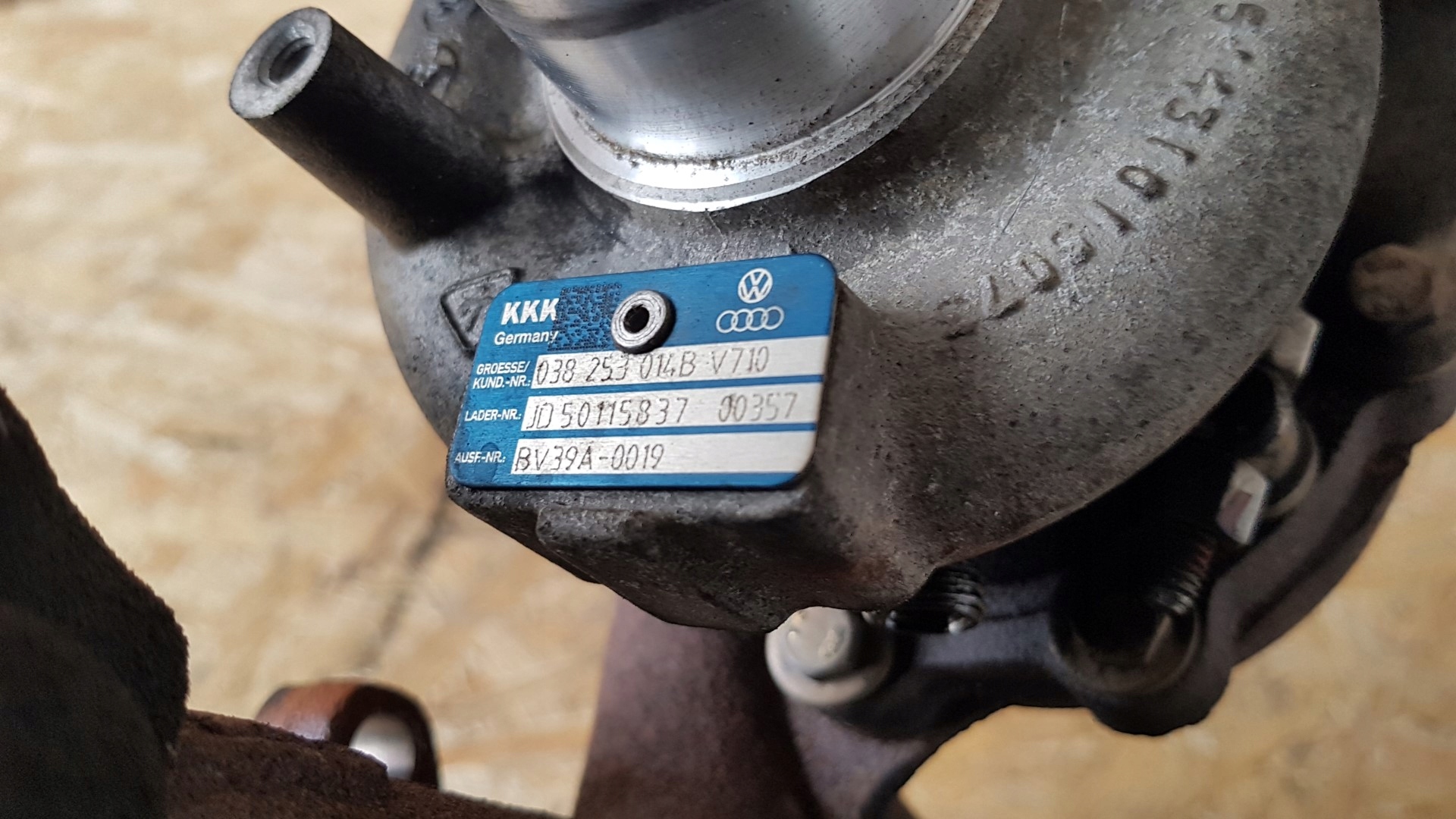 turbo SKODA VW SEAT 1.9 TDI 038253014B