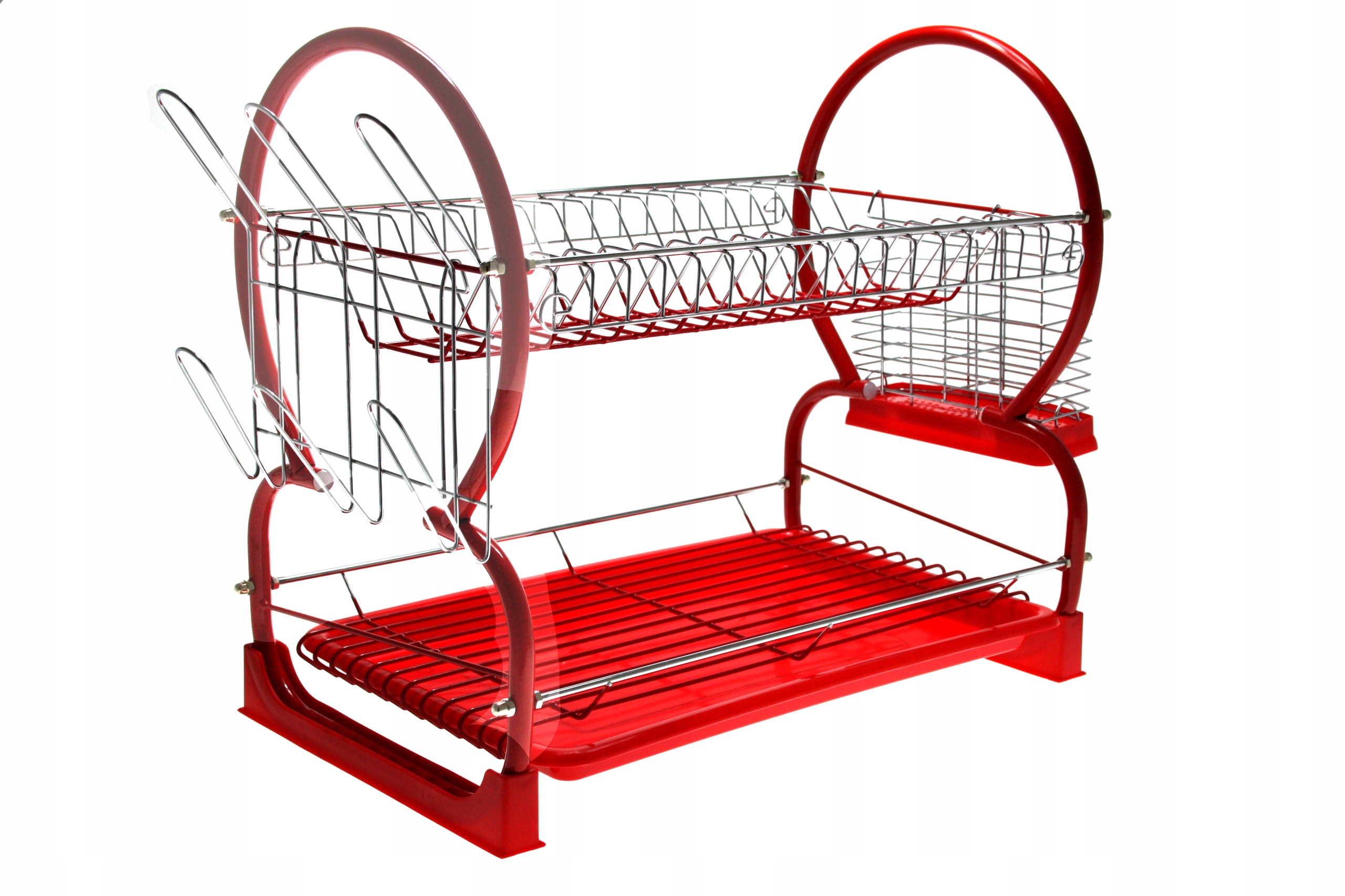 SUSZARKA DO NACZYŃ STALOWA OCIEKACZ SILIKON SU1 Marka Kamille