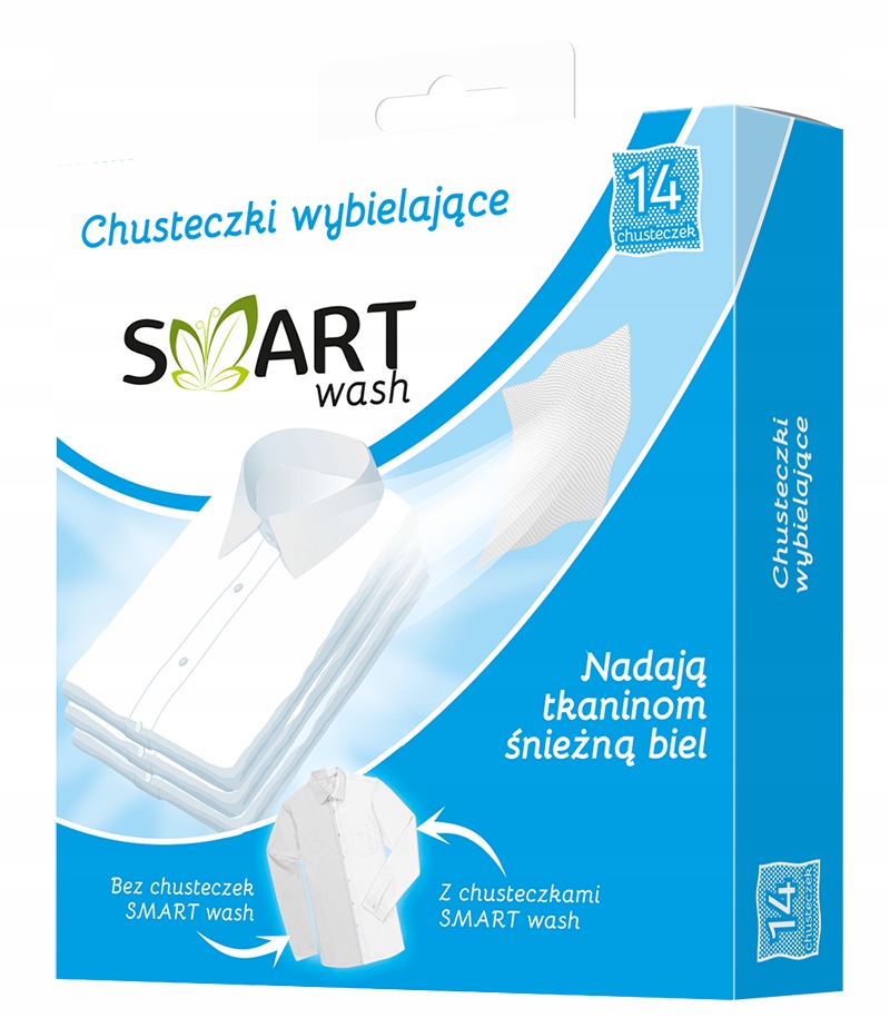 

Chusteczki wybielające do białych tkanin