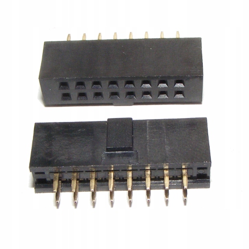 

Gniazdo 2x8pin 2,54mm żeńskie x2