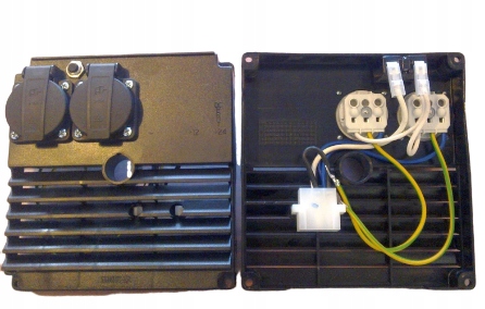 Panel i gniazda 230V do agregatu Fogo Gesan Sincro