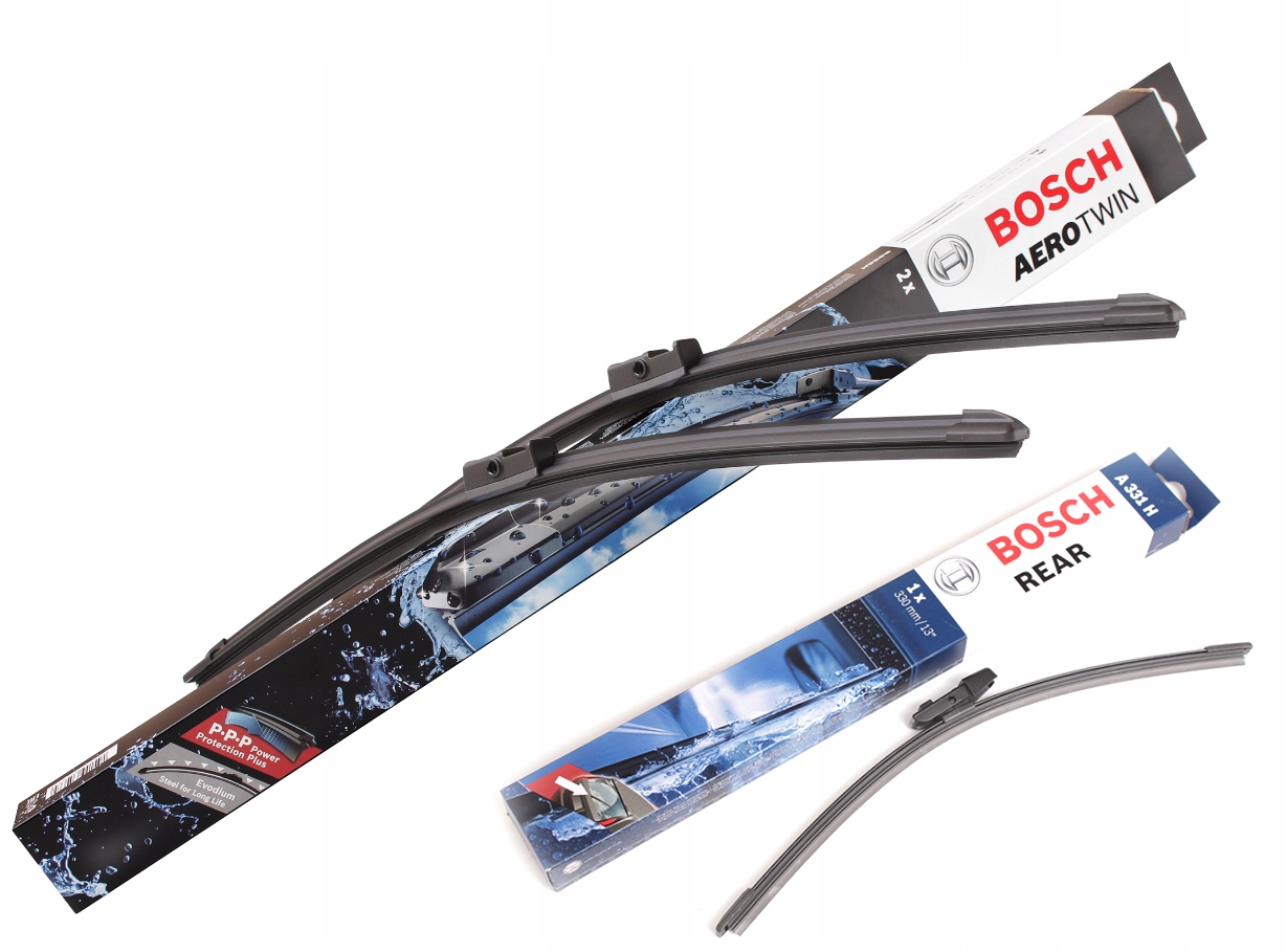 Wycieraczki Bosch Przód+tył Golf Plus 01.2009-2014