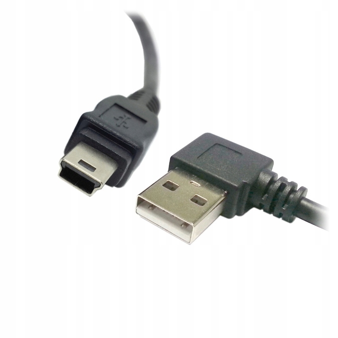 Kabel KĄTOWY MiniUSB Mini USB do USB LEWY 0,5M Producent Inna