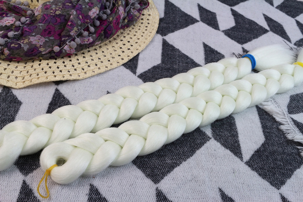 Włosy SYNTETYCZNE do warkoczyków KOLOROWE warkoczyki DOCZEPIANE ŚWIECĄCE Kod producenta 2183