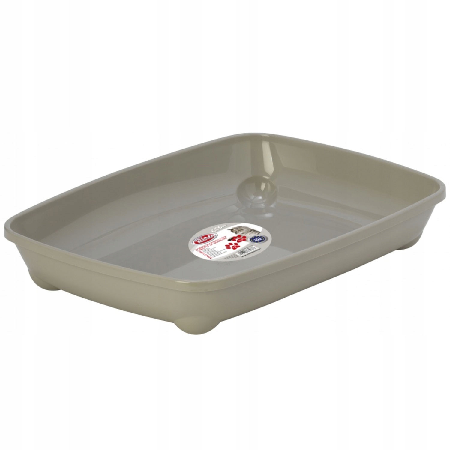 

Pet Nova Kuweta otwarta z ramką 37cm S siwa