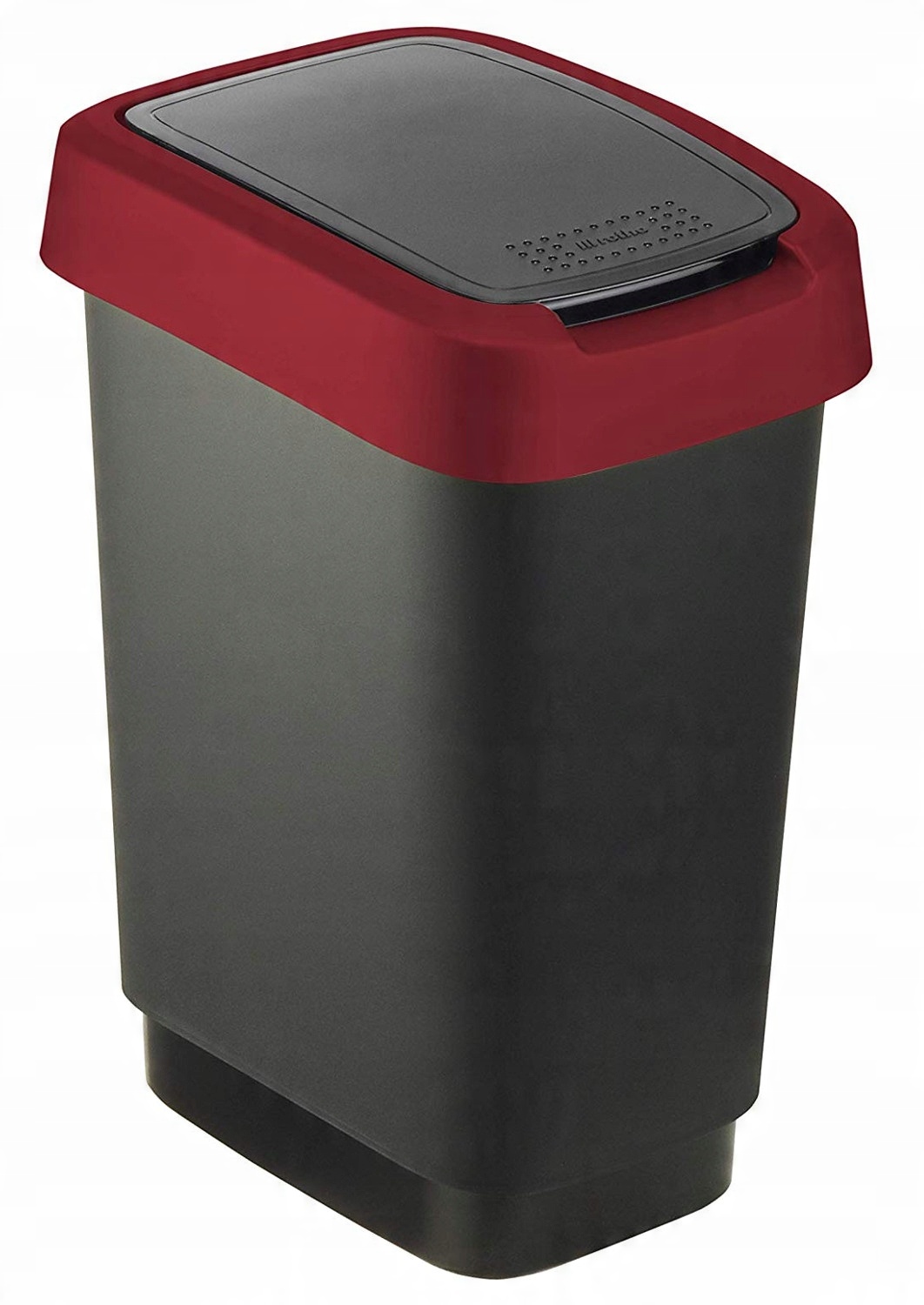 

Kosz na śmieci Rotho Twist 10L czarny/czerwony