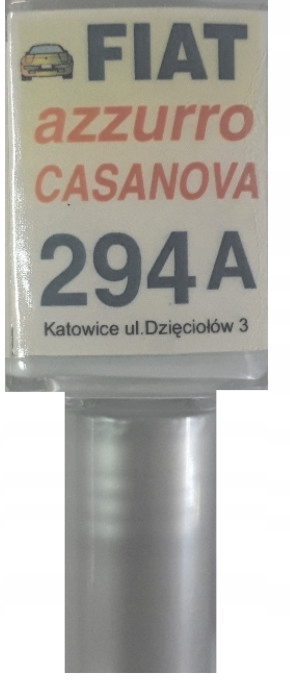 

Fiat 294A Azzurro Casanova Lakier Zaprawka Do Rys