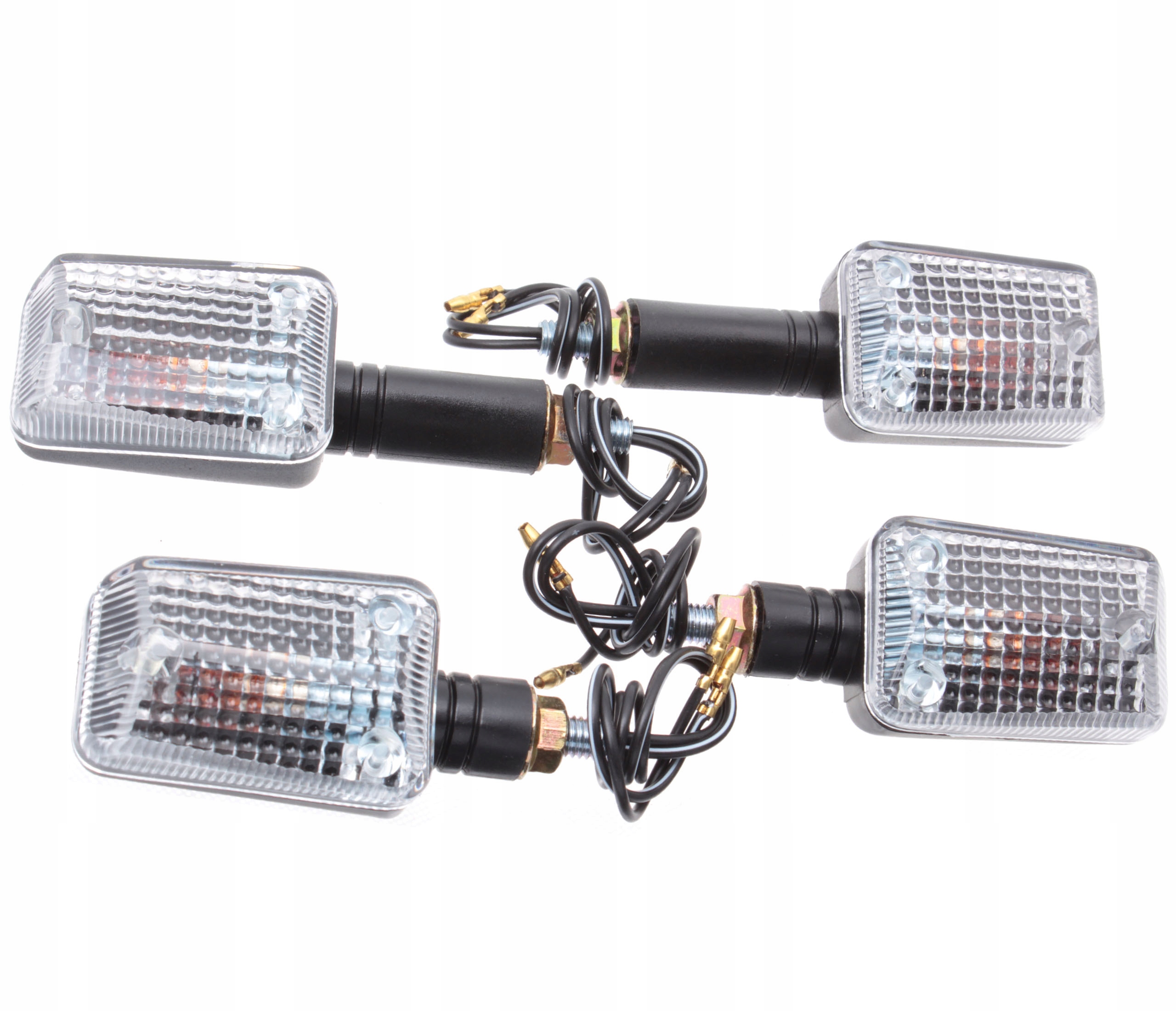 KIERUNKI KIERUNKOWSKAZY MOTOCYKLOWE BIAŁY KLOSZ 4X