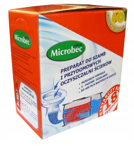

Microbec Bakterie Saszetki Do Szamba 18 szt x 25g