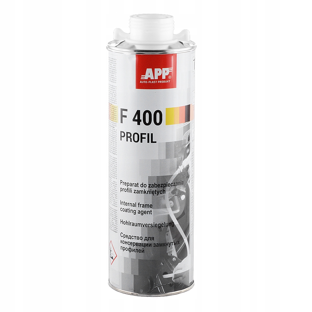 

App F400 do profili zamkniętych Bezbarwny 1 L