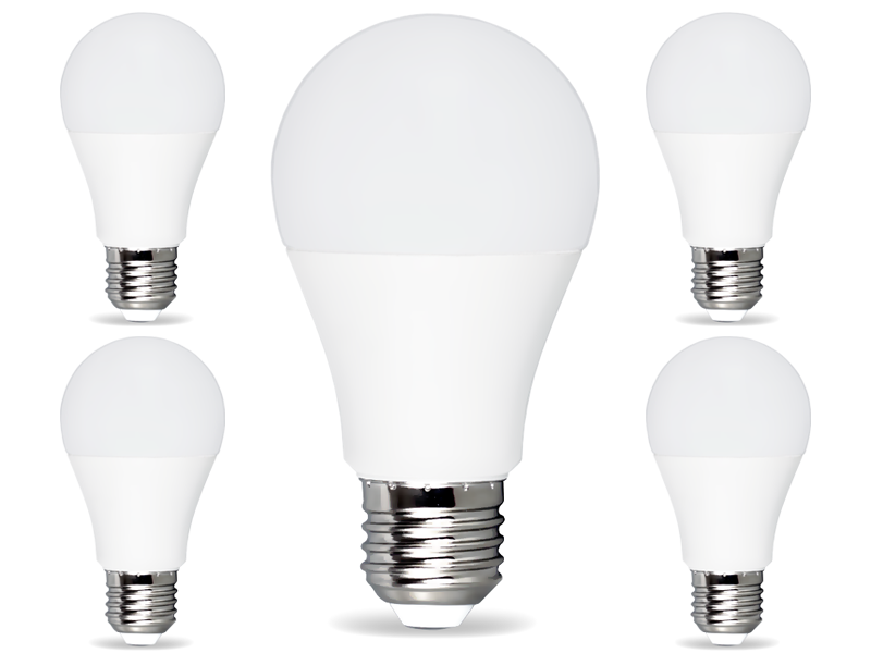 

5x Żarówka Led halogen kula E27 A60 9W =80W ciepła