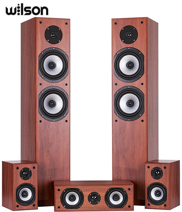 ZESTAW KINA DOMOWEGO 5.0 WILSON CINEMATIC WALNUT Stan opakowania oryginalne