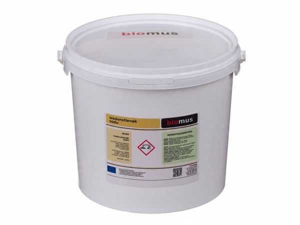 

Wodorotlenek Sodu soda kaustyczna 5kg Biomus