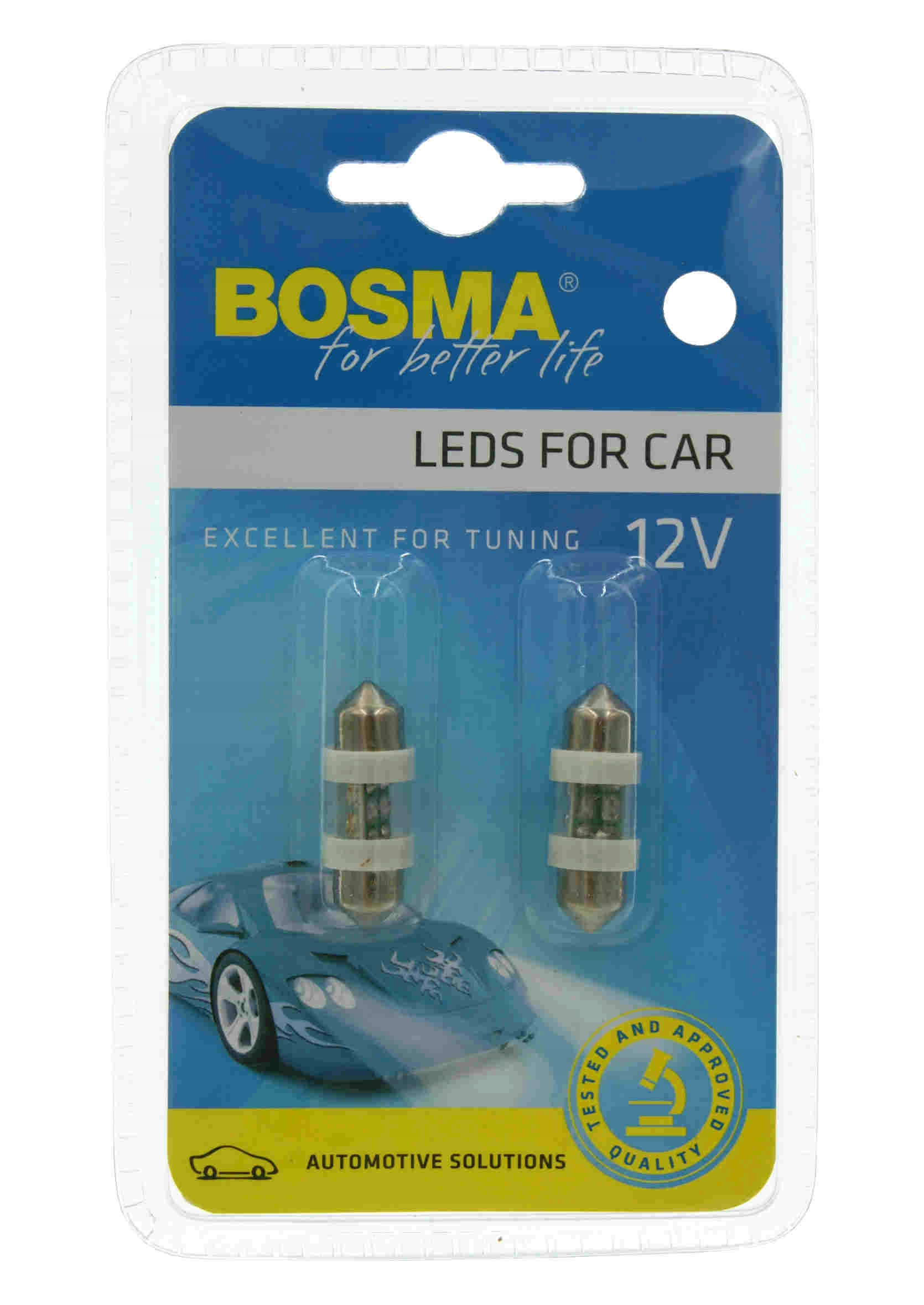 

Bosma Led Żarówka Diodowa 4xLED SV8.5 12V 10x31