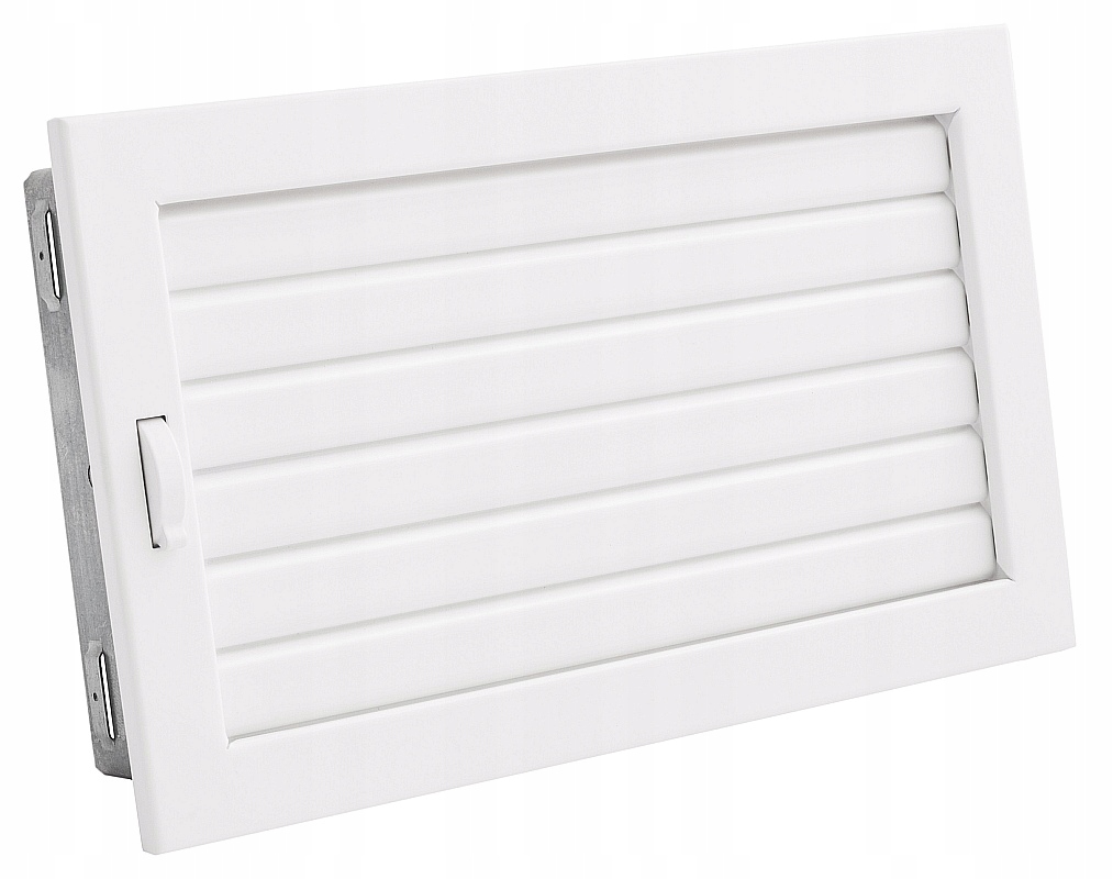 Mřížka Ventlab s pohyblivou žaluzií 200x145 bílá