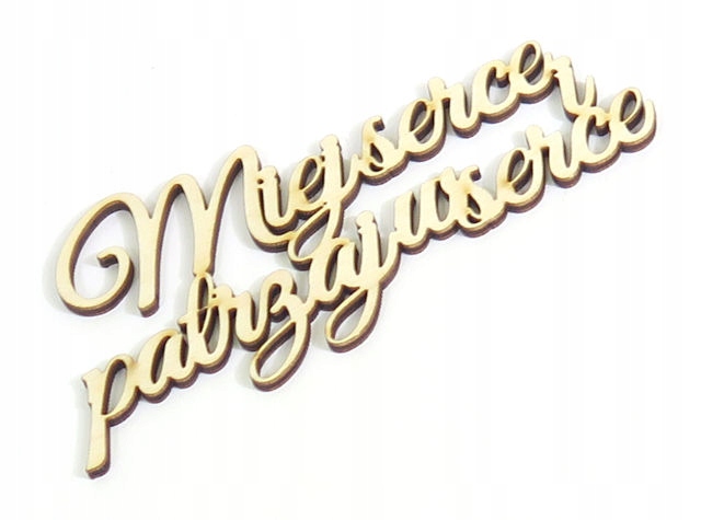 

Dekor Ozdoba Miej serce i patrzaj w serce EW90