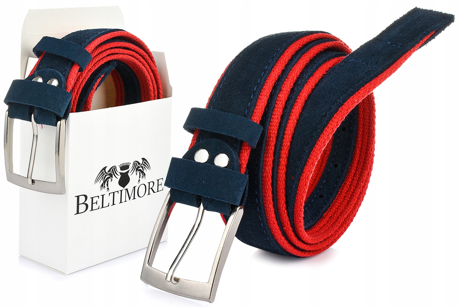 

Beltimore pasek męski skórzany premium szeroki 130