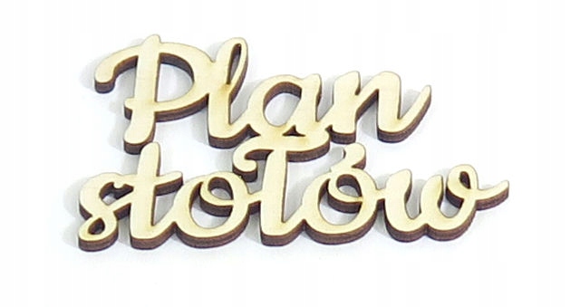 

Napis Dekor Ze Sklejki Decoupage Plan stołów SD74