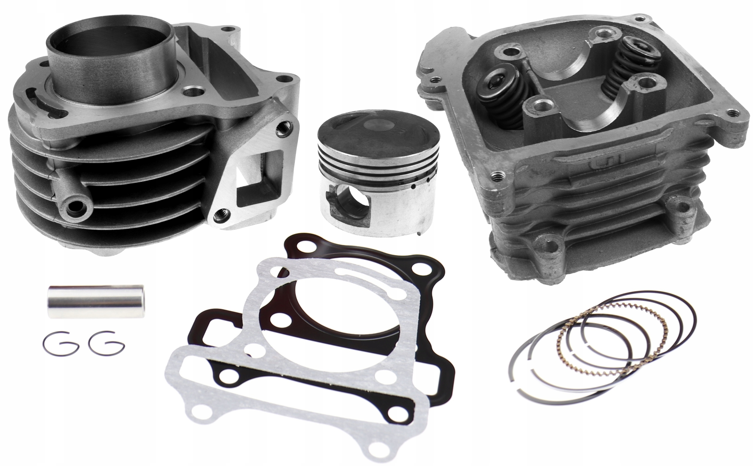 

Cylinder 50 Głowica Skuter 4T Zawory Tłok GY6 Tajw