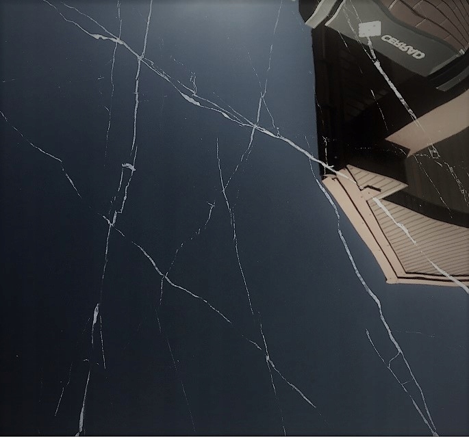 Gres poler czarny marmur MARMO 60x60 rekt. 24H