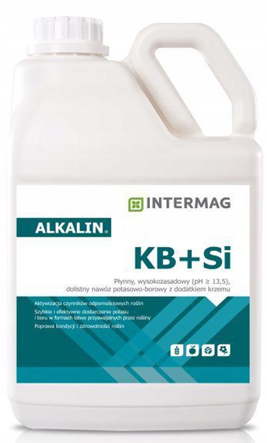 

Alkalin Potasowo-borowy 5L Nawóz Odporność Roślin