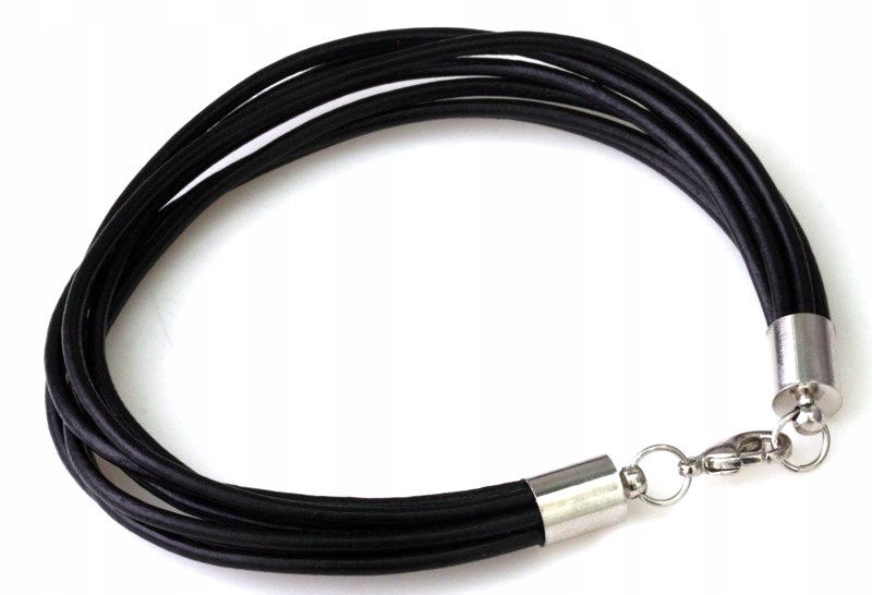 

NO363 Bransoletka Rzemień Skóra 21cm 1szt