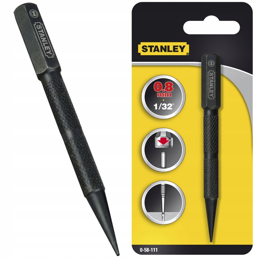 

Stanley Precyzyjny punktak pobijak 0.8 mm 0-58-111