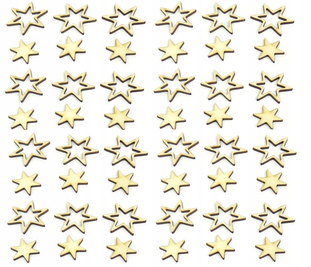 24x ŚWIĄTECZNA AŻUROWA GWIAZDKA +24x GWIAZDKA RX80