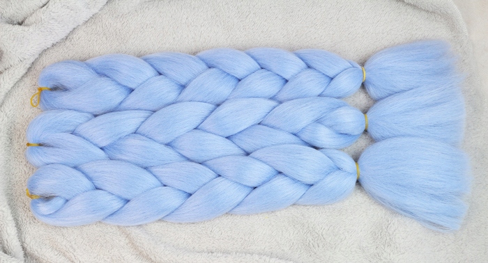 Włosy SYNTETYCZNE do warkoczyków KOLOROWE warkoczyki DOCZEPIANE WŁOSY pasma Kod producenta 2140