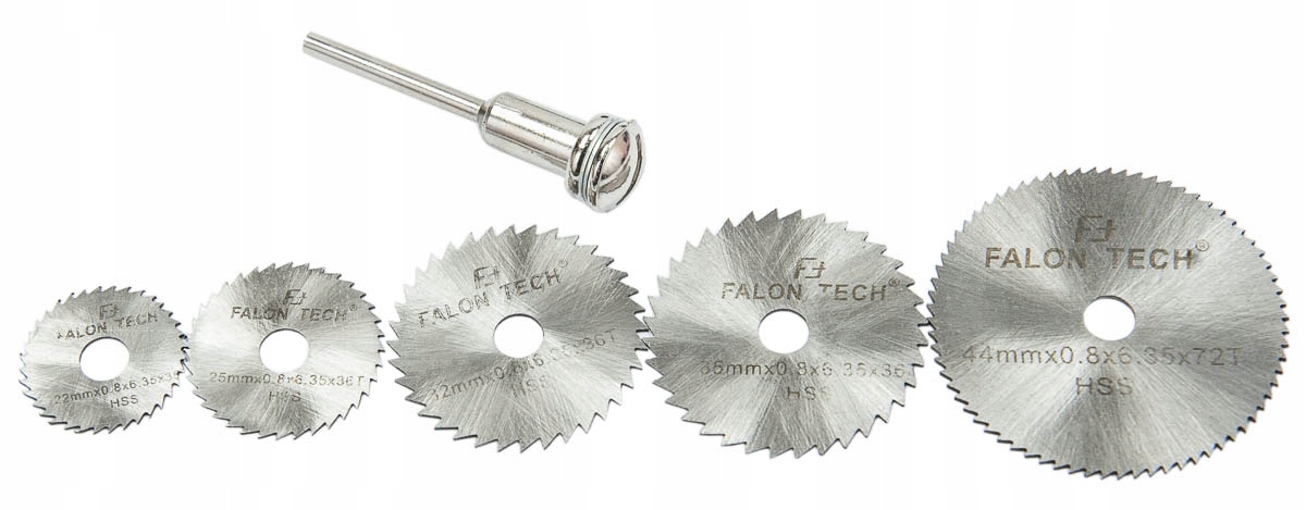 TARCZE DO CIĘCIA DREWNA METALU MINISZLIFIERKI 6EL Średnica otworu inna