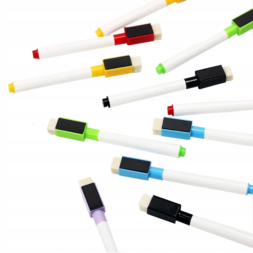 

Czarny pisak Marker flamaster Magnes mazak z Gumka