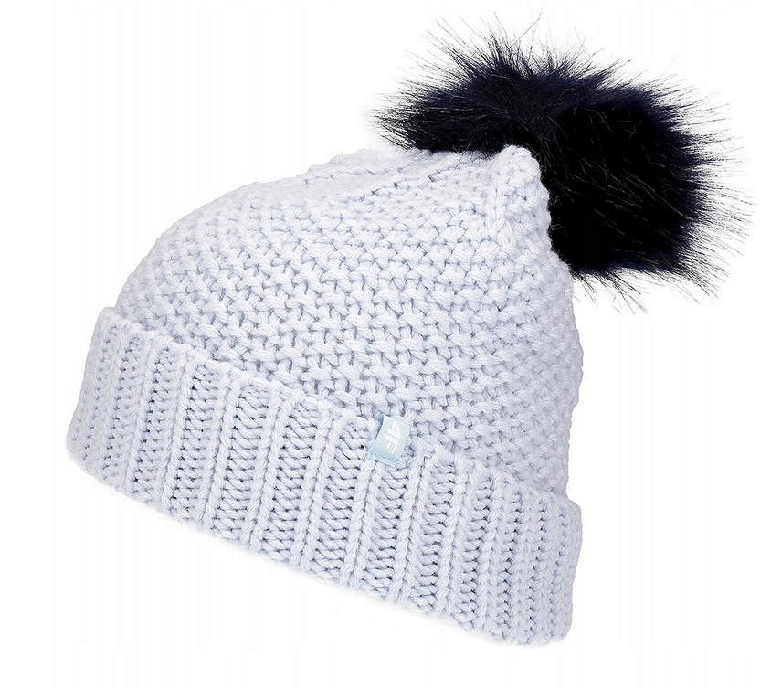 

4F Czapka Damska Z Pomponem Z19 CAD067 > S/m