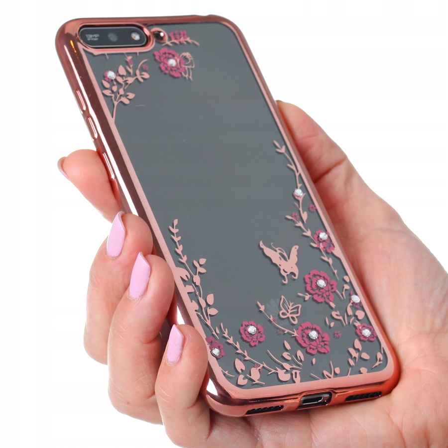 

Etui Luxury Diamond + Szkło do Huawei Y6 2018