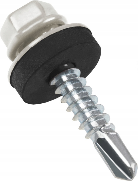 

Wkręty Farmerskie 250 szt Ral 9006 4,8 x 25 mm